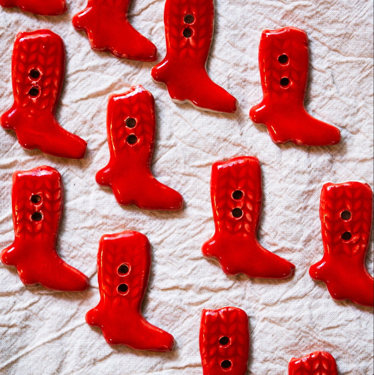 Ruby Red Boots