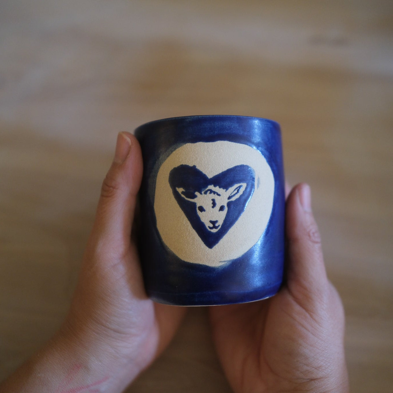 Little Lamb Tumbler - Frida Blue