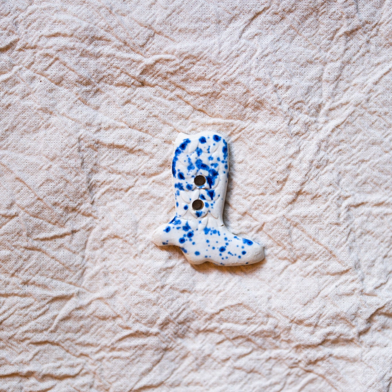 Blue Bonnet Boot Buttons