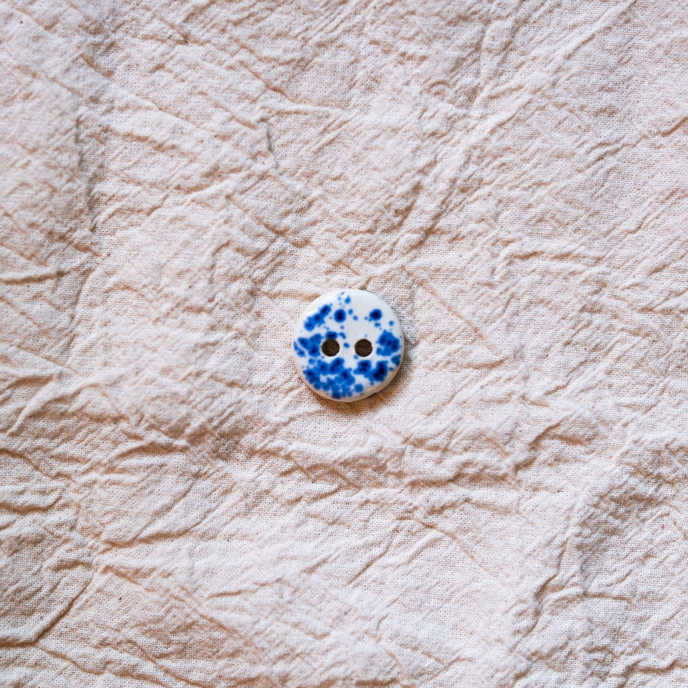 Blue Speckled Buttons