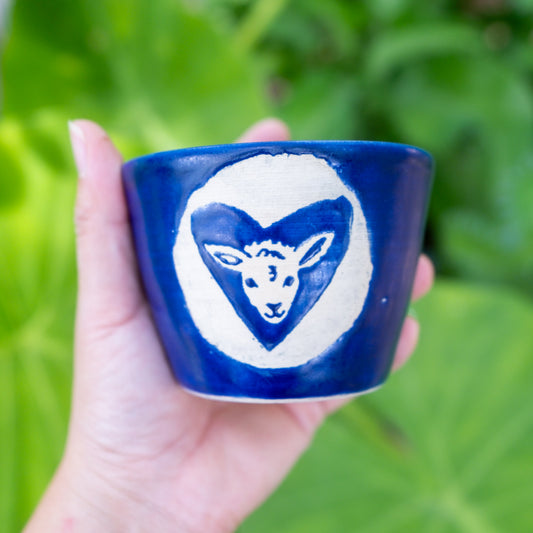 Lil Lamb Cup - Frida Blue