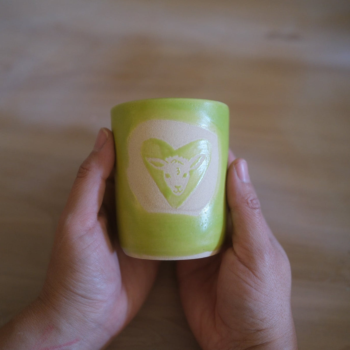 Little Lamb Tumbler - Chartreuse
