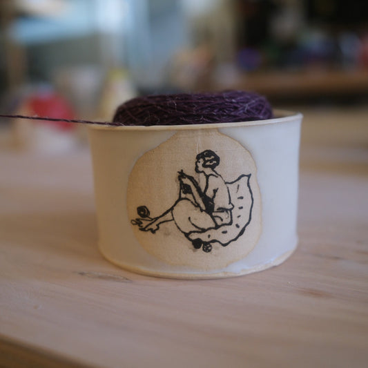 Vintage Knit Gal - Yarn Bowl Cylinder
