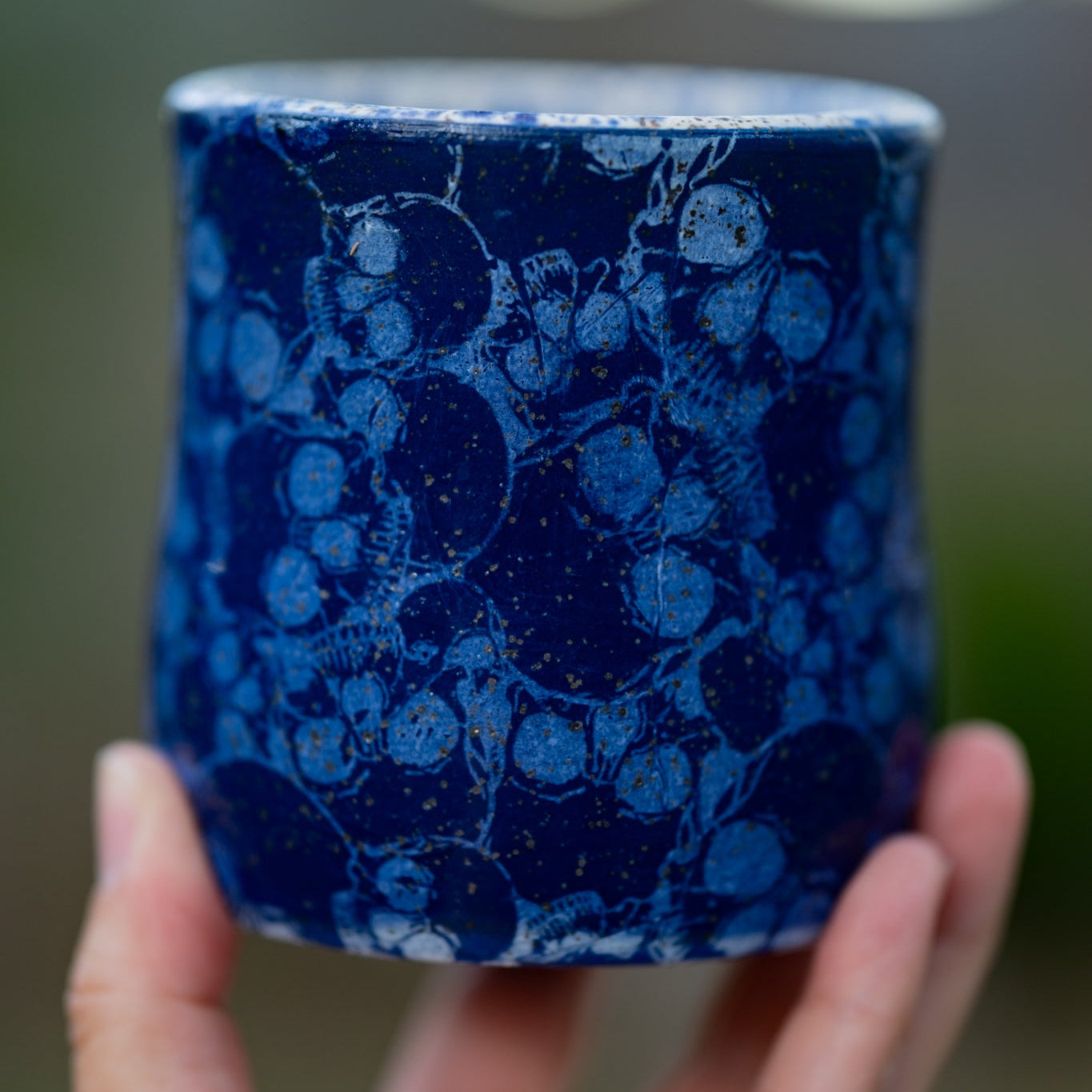 The Skull and Sapphire Hand Mug