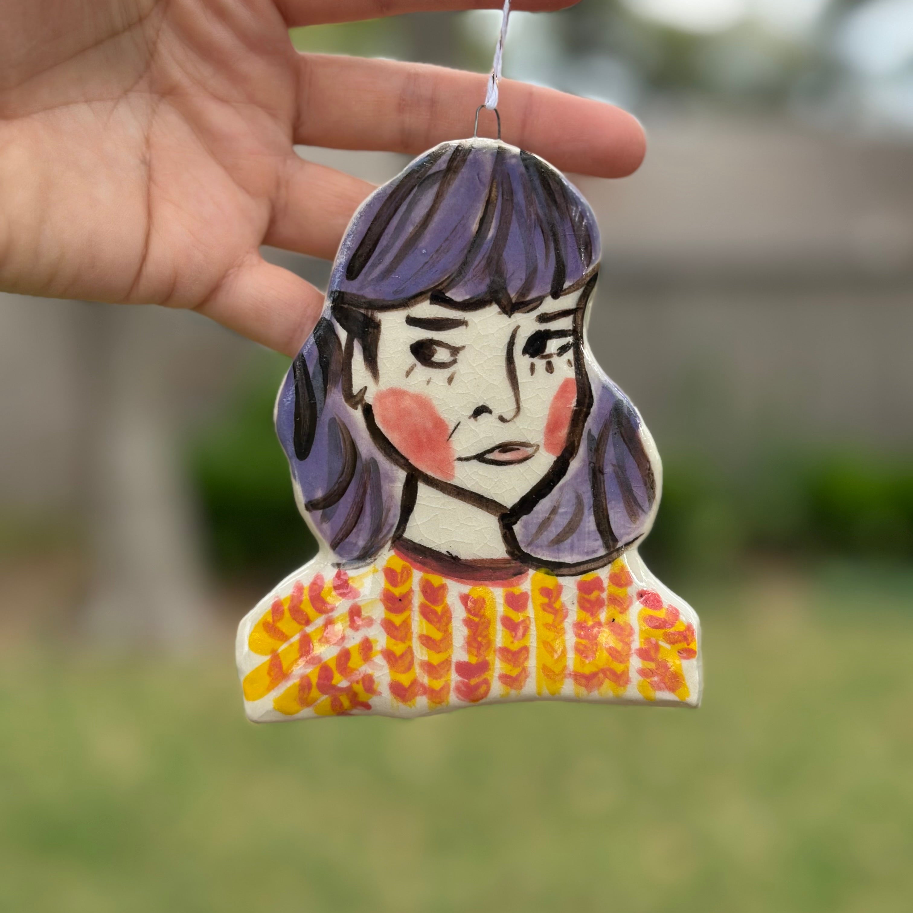 Lacy - Knit Gal Ornaments Collection